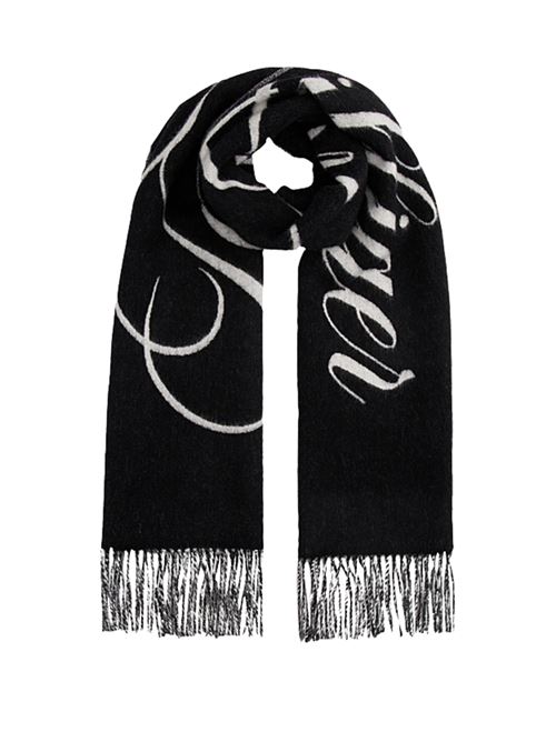 Sciarpa con logo 100% lana Tommy Hilfiger | AW0AW17786BDS